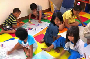 Community Development Jakarta - Children playing